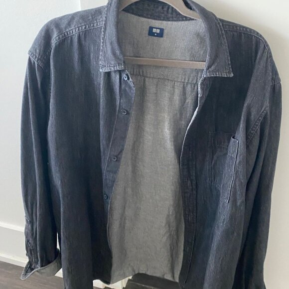 Uniqlo Men's Casual Button-Down Shirt - Large - Picture 1 of 2